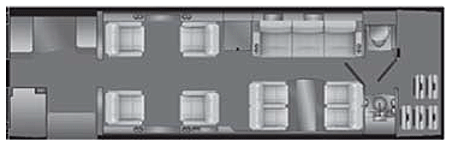 Challenger 605 Executive Floorplan 2